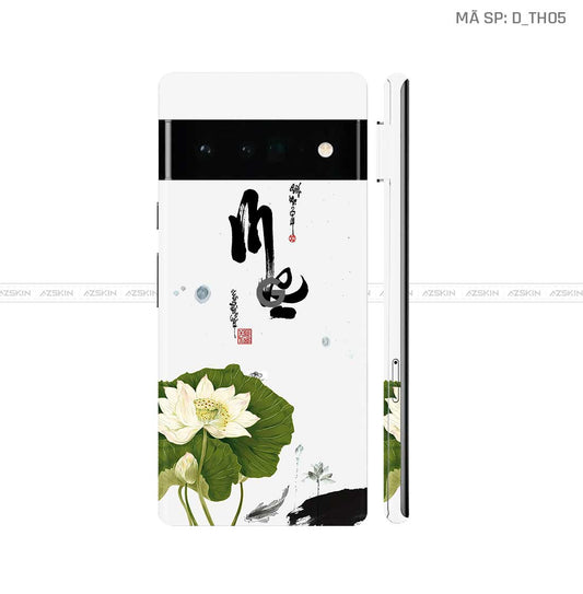 Dán Skin Google Pixel 6 Series Hình Thư Pháp | D_TH05