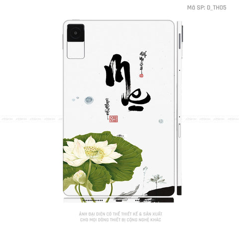 Dán Skin Máy Tính Bảng Xiaomi Mipad Hình Thư Pháp | D_TH05