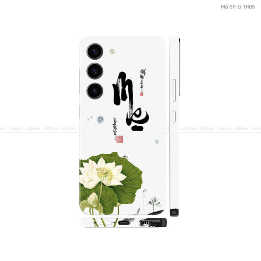 Dán Skin Samsung Galaxy S24 Series Chủ Đề Thư Pháp| D_TH05