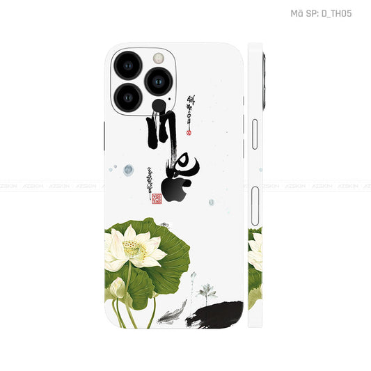 Dán Skin IPhone 12 Series Hình Thư Pháp | D_TH05