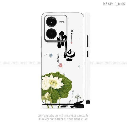 Dán Skin Vivo V Series Hình Thư Pháp | D_TH05