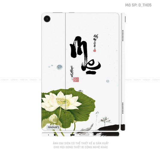 Dán Skin Máy Tính Bảng Lenovo Pad Series Hình Thư Pháp | D_TH05
