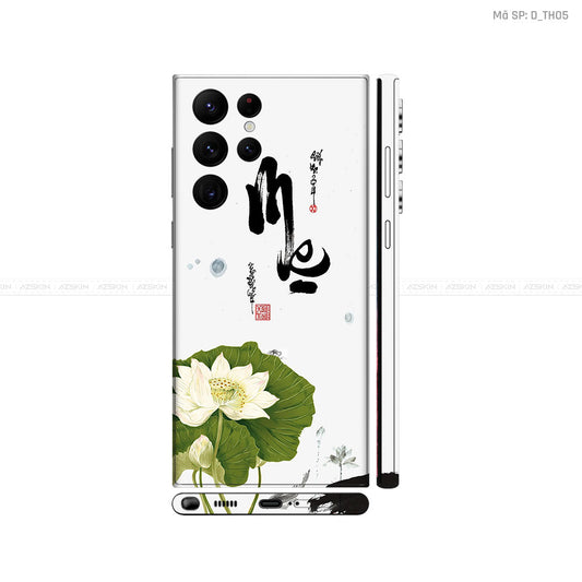 Dán Skin Galaxy S22 Series Hình Thư Pháp | D_TH05