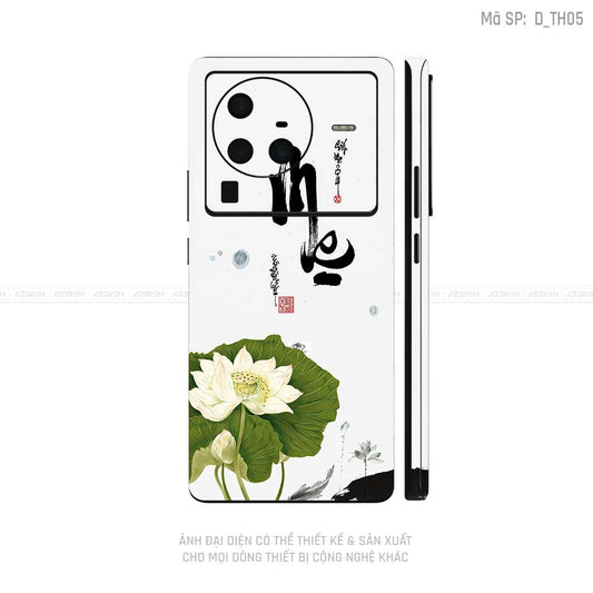 Dán Skin Vivo X Series Hình Thư Pháp | D_TH05