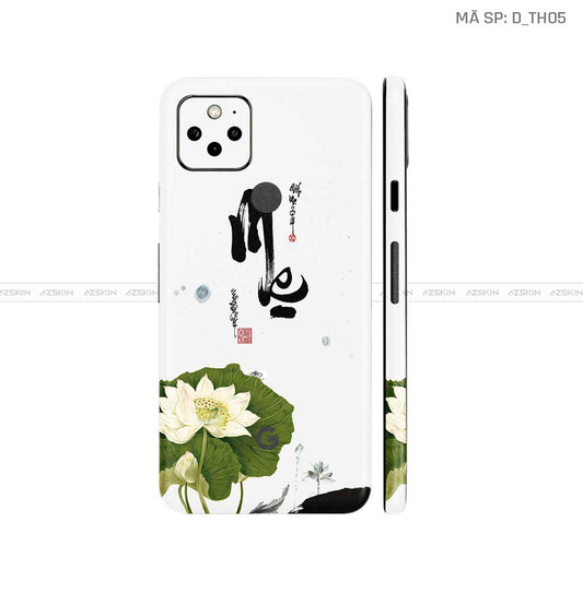 Dán Skin Google Pixel 5 Hình Thư Pháp | D_TH05