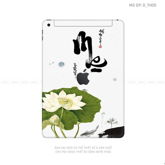 Dán Skin IPad Gen Series Hình Thư Pháp | D_TH05