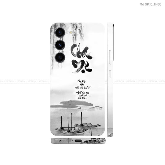 Dán Skin Samsung Galaxy S24 Series Chủ Đề Thư Pháp| D_TH06