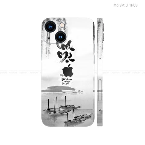 Dán Skin IPhone 13 Series Hình Thư Pháp | D_TH06