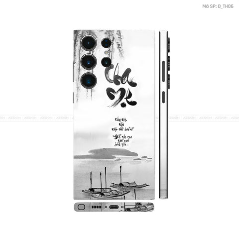 Dán Skin Samsung Galaxy S24 Series Chủ Đề Thư Pháp| D_TH06