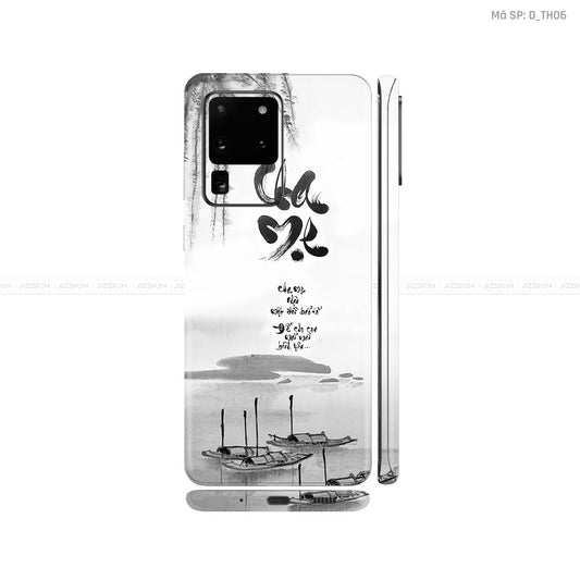 Dán Skin Galaxy S20 Series Hình Thư Pháp | D_TH06