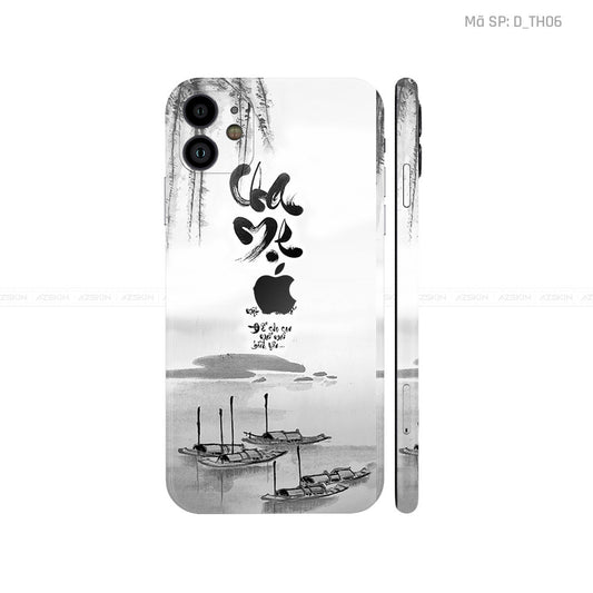 Dán Skin IPhone 11 Series Hình Thư Pháp | D_TH06