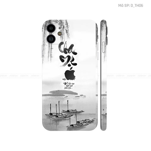 Dán Skin IPhone 11 Series Hình Thư Pháp | D_TH06