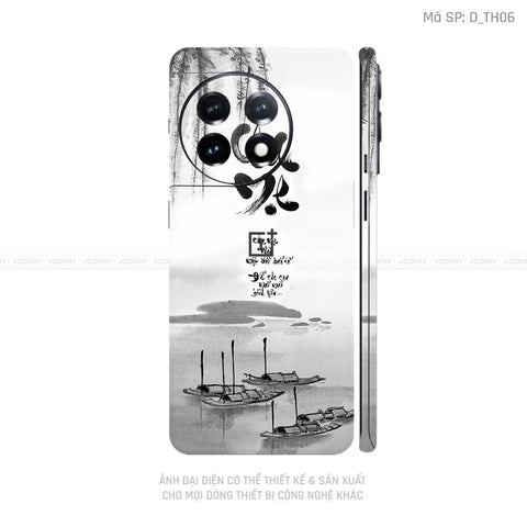 Dán Skin Oneplus 12 Series Hình Thư Pháp | D_TH06