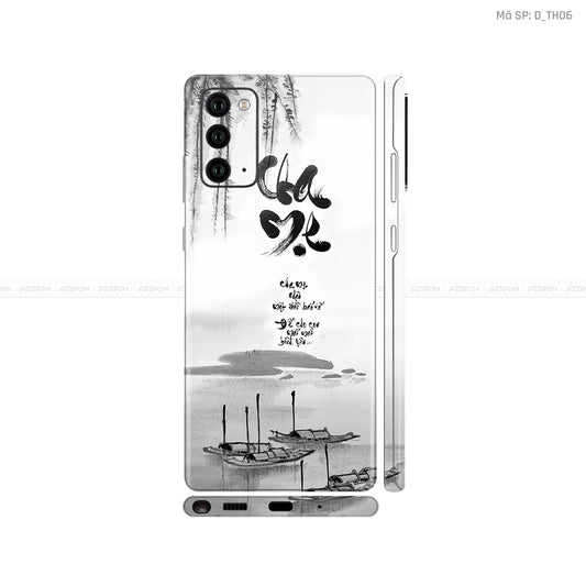 Dán Skin Galaxy Note 20 Series Hình Thư Pháp | D_TH06
