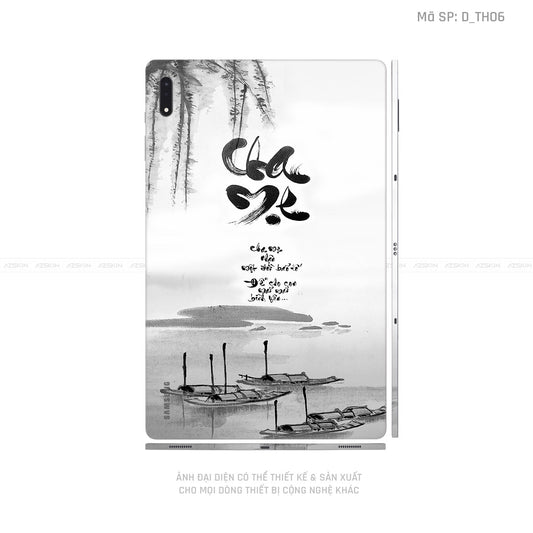Dán Skin Galaxy Tab S8 Series Hình Thư Pháp | D_TH06