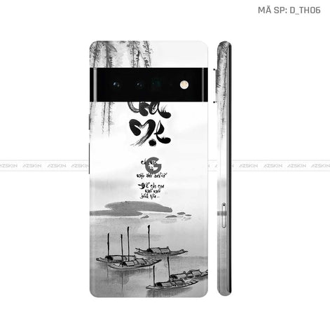 Dán Skin Google Pixel 6 Series Hình Thư Pháp | D_TH06