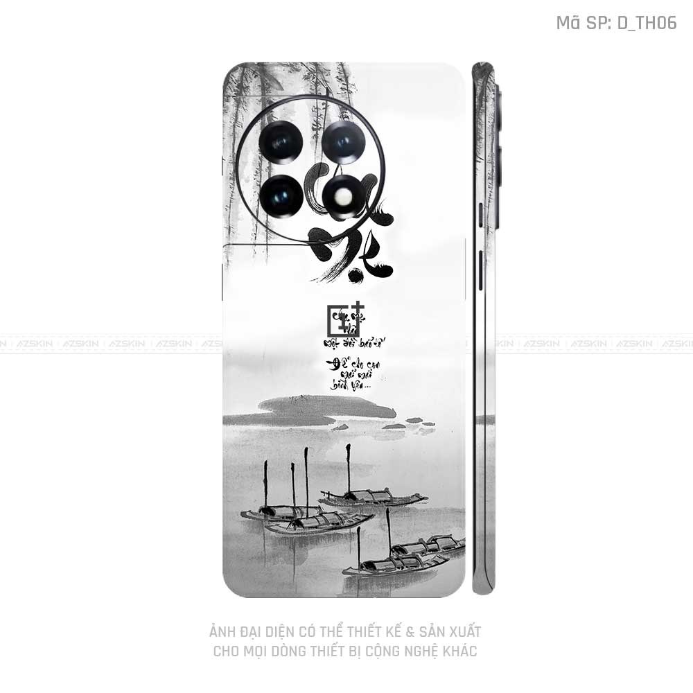 Dán Skin Oneplus Ace Series Hình Thư Pháp | D_TH06