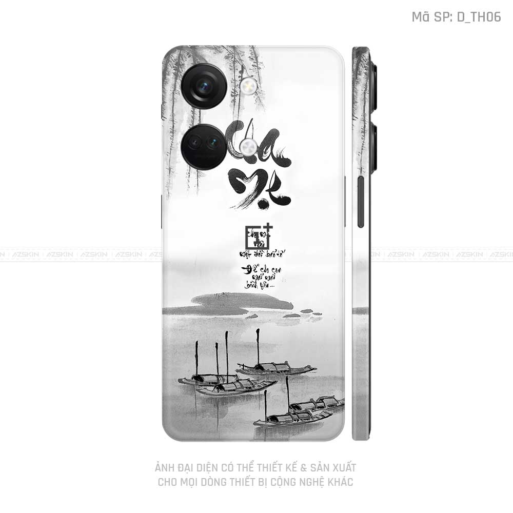 Dán Skin Oneplus Nord Series Hình Thư Pháp | D_TH06