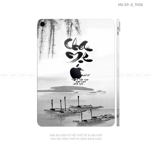 Dán Skin IPad Air Series Hình Thư Pháp | D_TH06