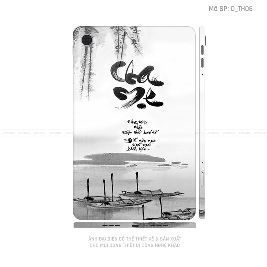 Dán Skin Máy Tính Bảng Oppo Pad Series Hình Thư Pháp | D_TH06