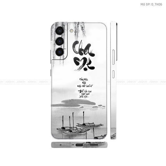 Dán Skin Galaxy S22 Series Hình Thư Pháp | D_TH06