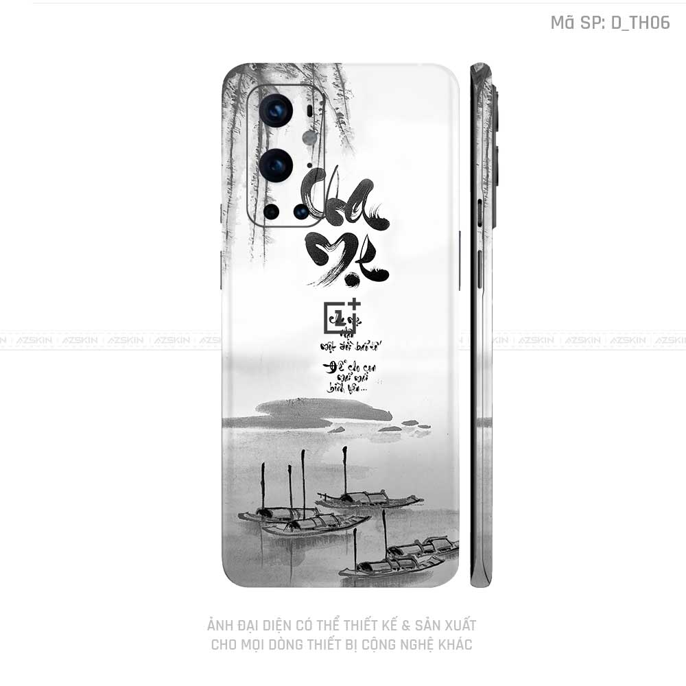 Dán Skin Oneplus 8/9 Series Hình Thư Pháp | D_TH06