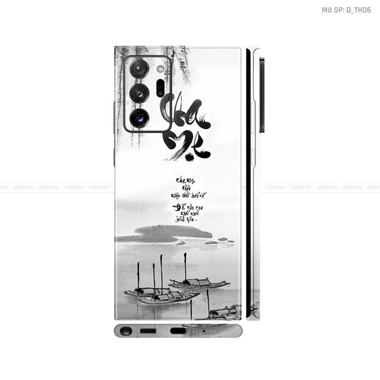 Dán Skin Galaxy Note 20 Series Hình Thư Pháp | D_TH06