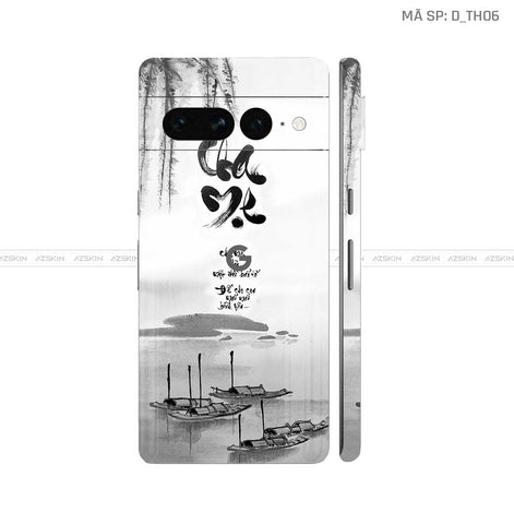 Dán Skin Google Pixel 7 Series Hình Thư Pháp | D_TH06