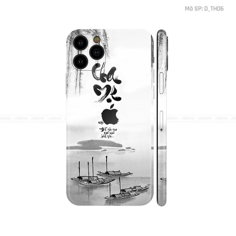 Dán Skin IPhone 11 Series Hình Thư Pháp | D_TH06