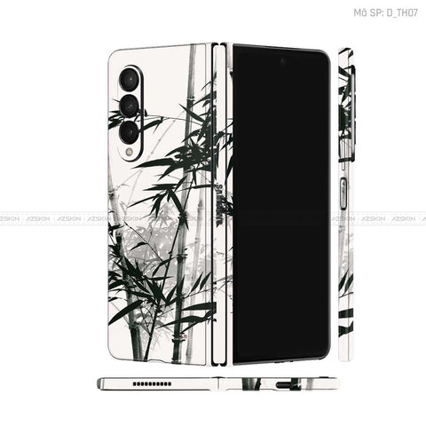 Dán Skin Galaxy Z Fold3 Hình Thư Pháp | D_TH07