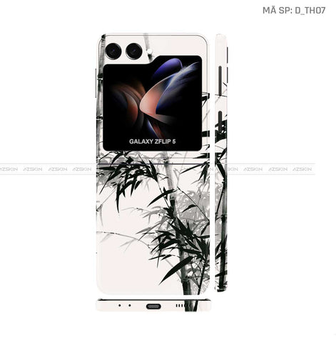 Dán Skin Galaxy Z Flip5 Hình Thư Pháp | D_TH07