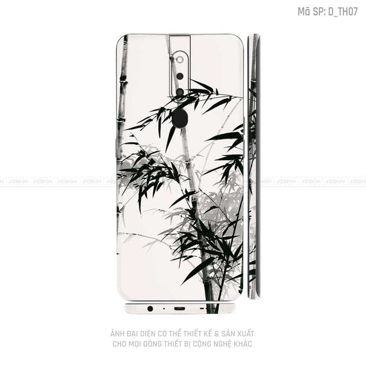 Miếng Dán Skin Điện Thoại OPPO F Series Hình Thư Pháp | D_TH07