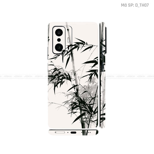 Dán Skin Xiaomi 11 Series Hình Thư Pháp | D_TH07