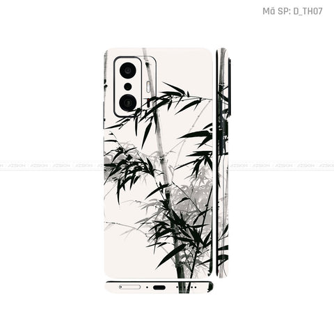 Dán Skin Xiaomi 11 Series Hình Thư Pháp | D_TH07