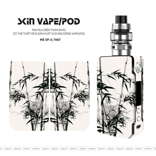 Dán Skin Vape Hình Thư Pháp | D_TH07