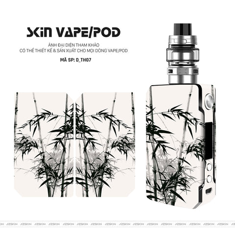 Dán Skin Vape Hình Thư Pháp | D_TH07