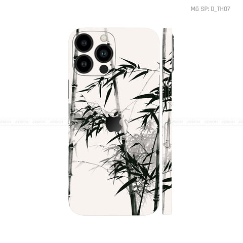 Dán Skin IPhone 15 Series Hình Thư Pháp | D_TH07
