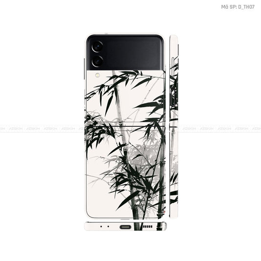 Dán Skin Galaxy Zflip4 Hình Thư Pháp | D_TH07