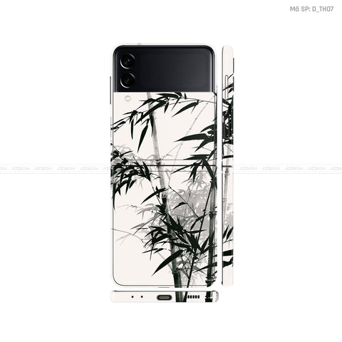 Dán Skin Galaxy Zflip4 Hình Thư Pháp | D_TH07