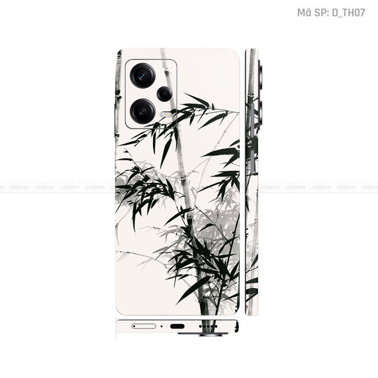 Dán Skin Xiaomi Redmi Note 12 Series Hình Thư Pháp | D_TH07