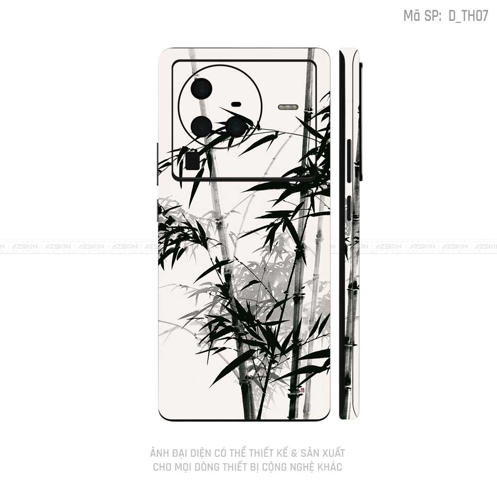 Dán Skin Vivo X Series Hình Thư Pháp | D_TH07