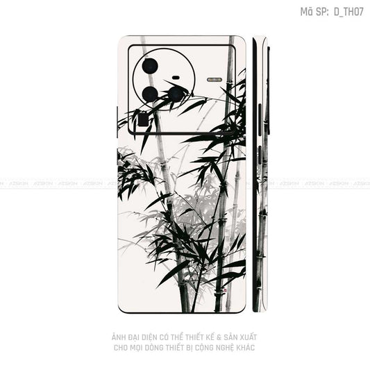 Dán Skin Vivo X Series Hình Thư Pháp | D_TH07