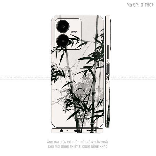 Dán Skin Vivo Y Series Hình Thư Pháp | D_TH07