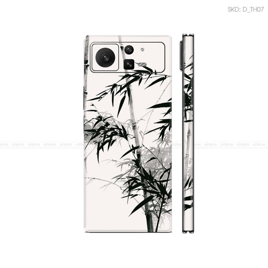 Dán Skin Điện Thoại Xiaomi Mix Fold Series Hình Thư Pháp | D_TH07