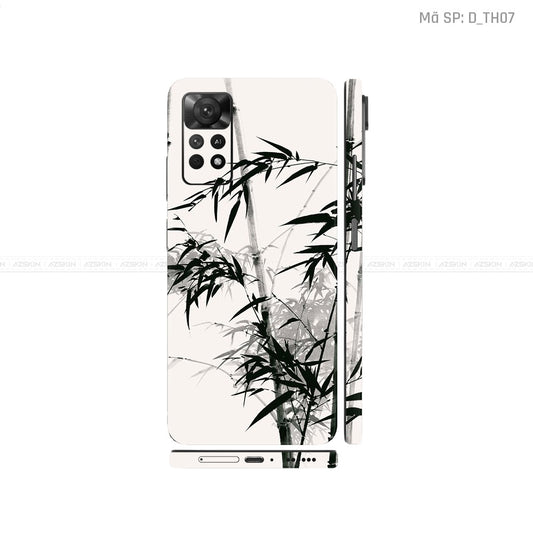 Dán Skin Xiaomi Redmi Note 11 Series Hình Thư Pháp | D_TH07