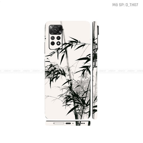 Dán Skin Xiaomi Redmi Note 11 Series Hình Thư Pháp | D_TH07