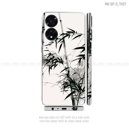 Miếng Dán Skin Điện Thoại OPPO A Series Hình Thư Pháp | D_TH07