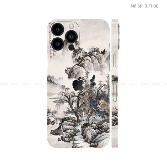 Dán Skin IPhone 12 Series Hình Thư Pháp | D_TH08