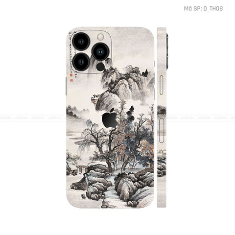 Dán Skin IPhone 13 Series Hình Thư Pháp | D_TH08