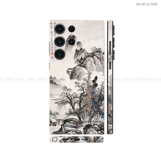 Dán Skin Samsung Galaxy S24 Series Chủ Đề Thư Pháp| D_TH08
